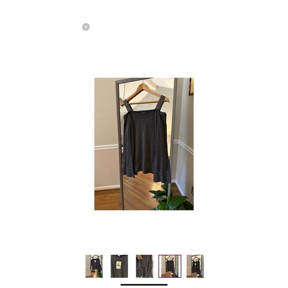 Michael Kors Women’s Gray Cold Shoulder Sweater Knit Top Long Sleeve Size L - Picture 6 of 7